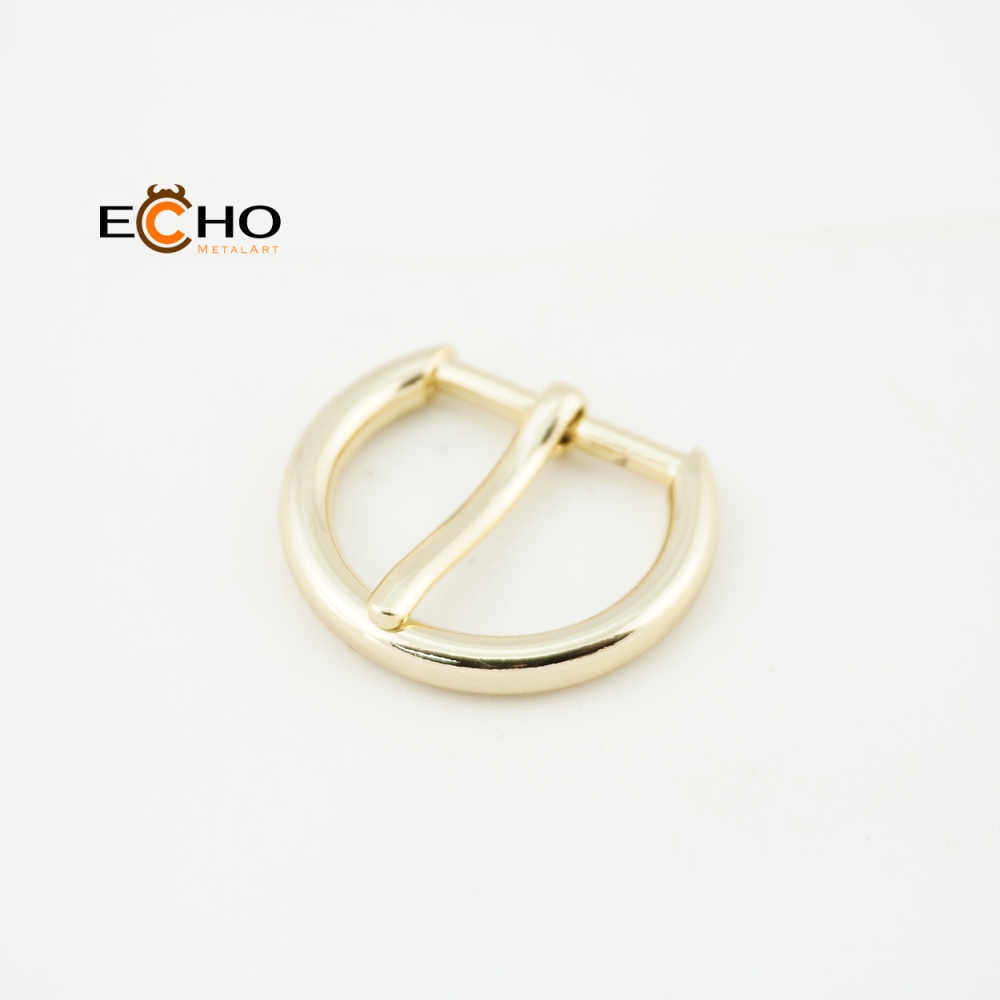 Gold 25mm pin buckle for women